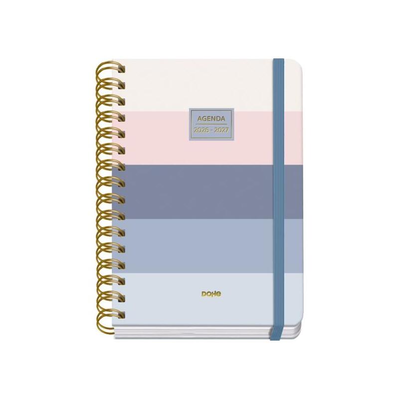 Dohe Premium Donna Agenda Escolar 26/27 - Formato A5 - Semana Vista - Papel Offset Ahuesado 80g - Cubierta De Carton