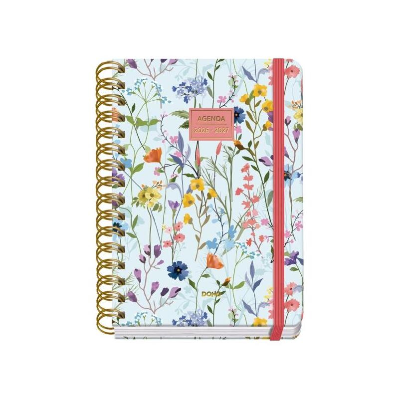 Dohe Premium Eden Agenda Escolar 26/27 - Formato A5 - Semana Vista - Papel Offset Ahuesado 80g - Cubierta De Carton