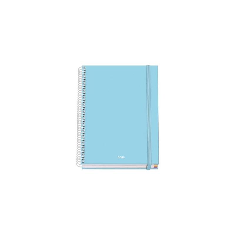 Dohe Serenity Cuaderno Espiral A5 100 Hojas Cuadricula 5mm - Tapa Dura Impresa A Todo Color Y Plastificada En Brillo -