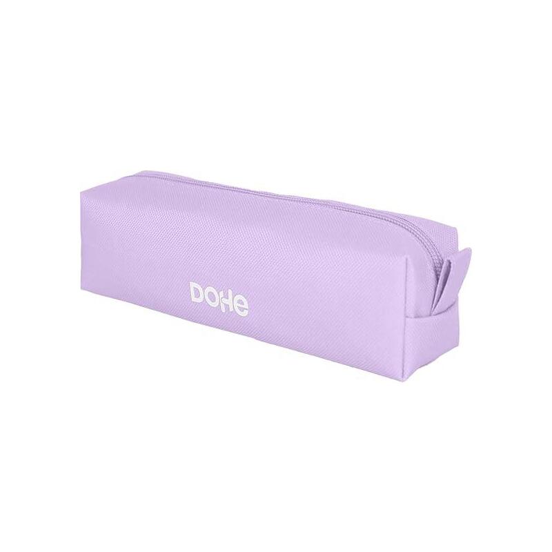 Dohe Serenity Portatodo Cuadrado - Cierre Con Cremallera Y Tirador De Goma - Morado