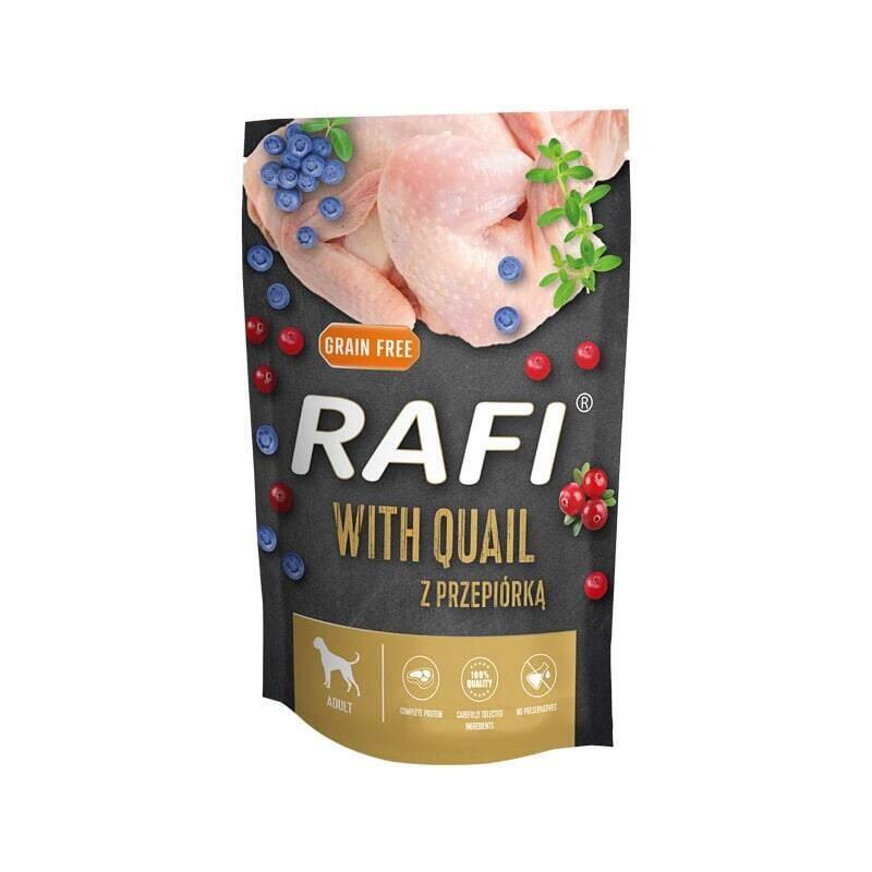 Dolina Noteci Rafi With Quail - Comida Húmeda Para Perros - 500g