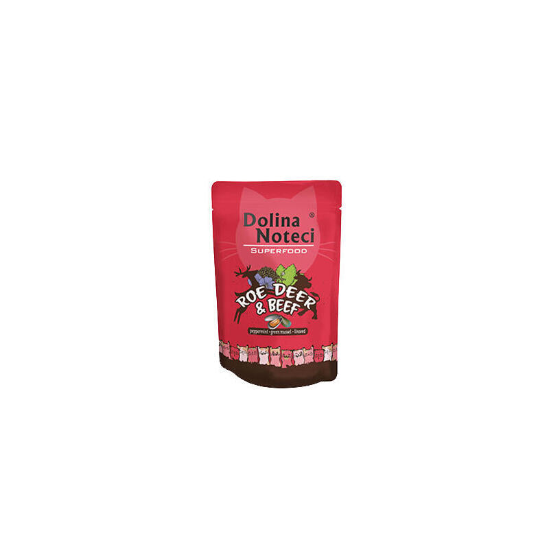Dolina Noteci Superfood Roe Deer With Beef - Comida Húmeda Para Gatos - 85 G