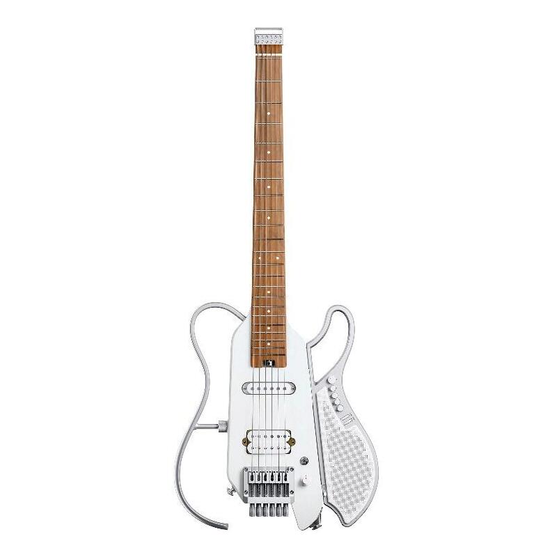 Donner-Hush-X-Live-White - Gitara Eléctrica Z Wbudowanym Con Altavoz