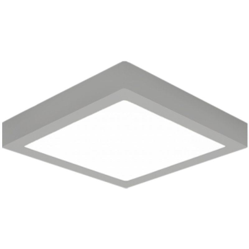 Downlight Iglux Sup-102413-Fs Cuadrado Ø170x170x35mm Potencia 13w 1020 Lúmenes 3000 K Plata