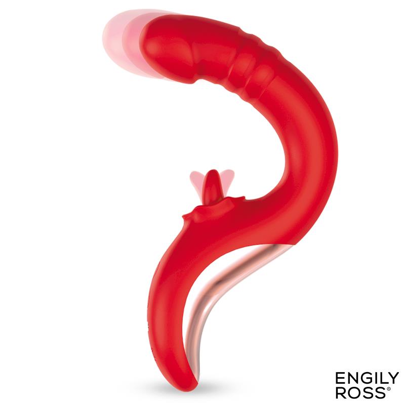 Drako Vibrador Con Thrusting Y Lengua Oscilante 360º