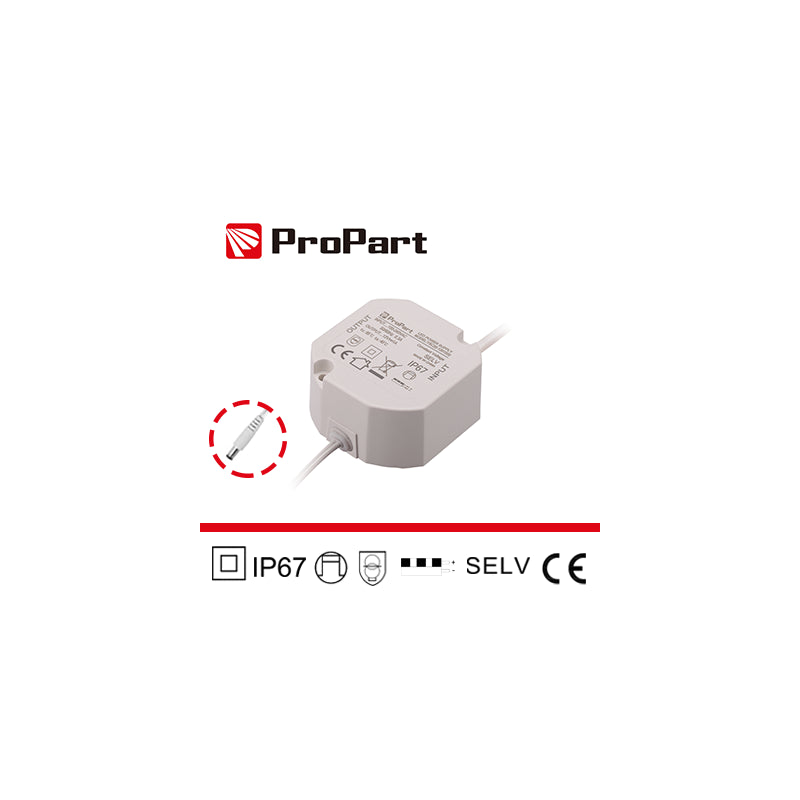 Driver Switching: Ip67 12v 20w Size:59*59*28mm