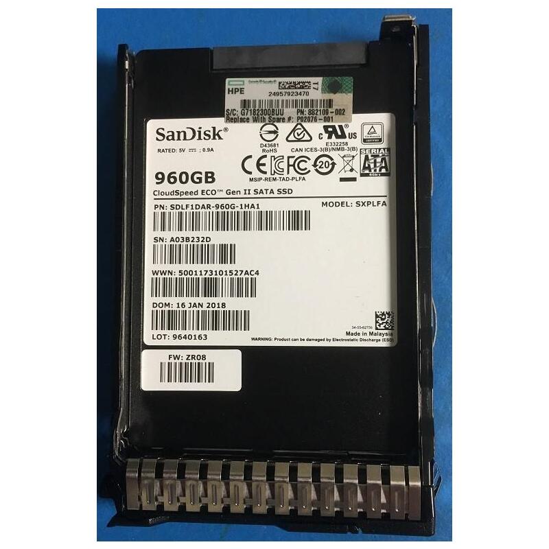 Drv Ssd 960gb Sff Sata Mu Sc