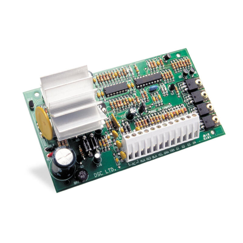 Dsc Pc5204w Módulo Fuente De Alimentación. Supervisada. 4 Salidas Programables 12v, 1a. Grado 2.