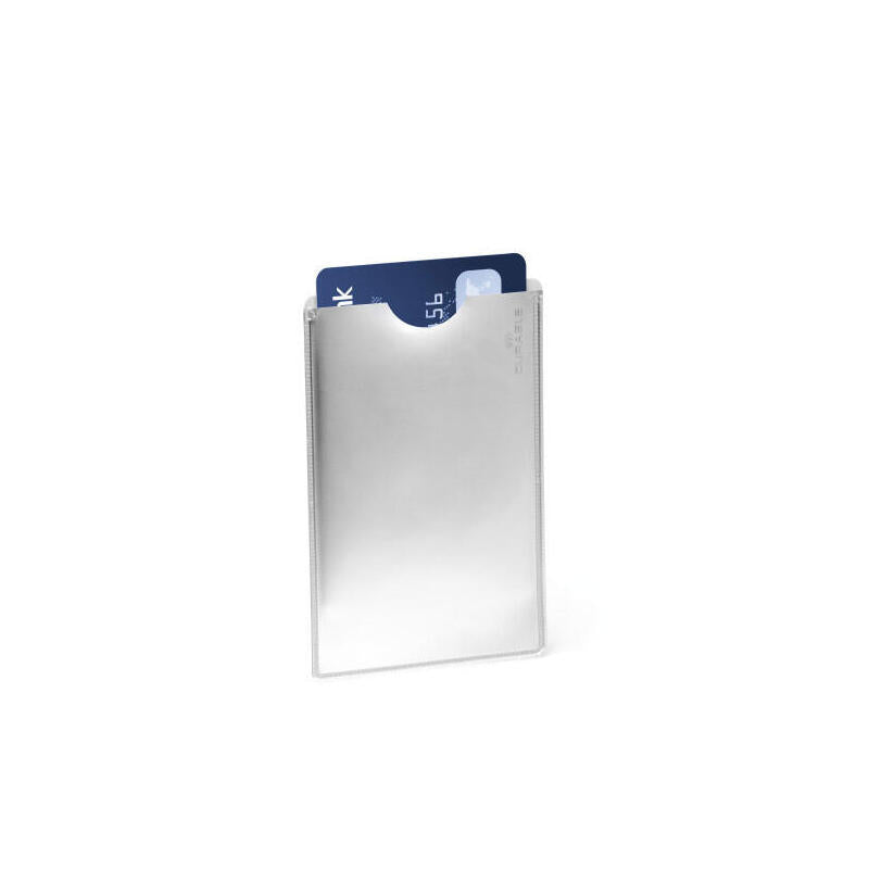 Durable Funda Para Tarjetas De Crédito Rfid Secure 10 Unidades Plateado