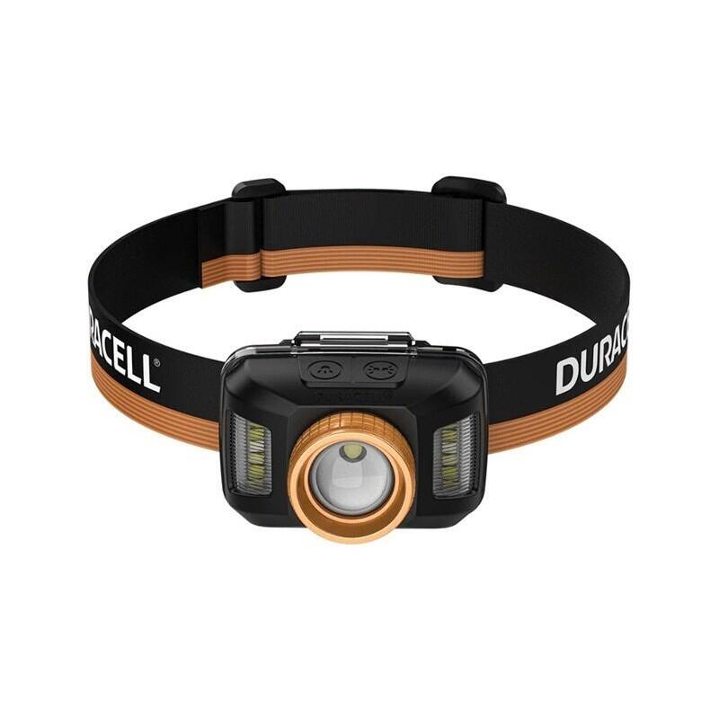 Duracell Dh400 Linterna Frontal Negra, Naranja