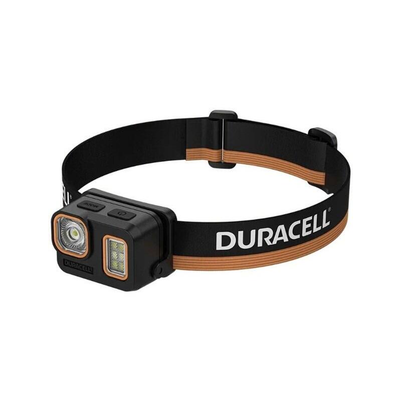 Duracell Dh500r Linterna Frontal Negra, Naranja