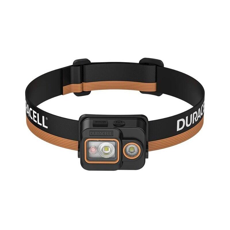 Duracell Dh700r Linterna Frontal Negra, Naranja