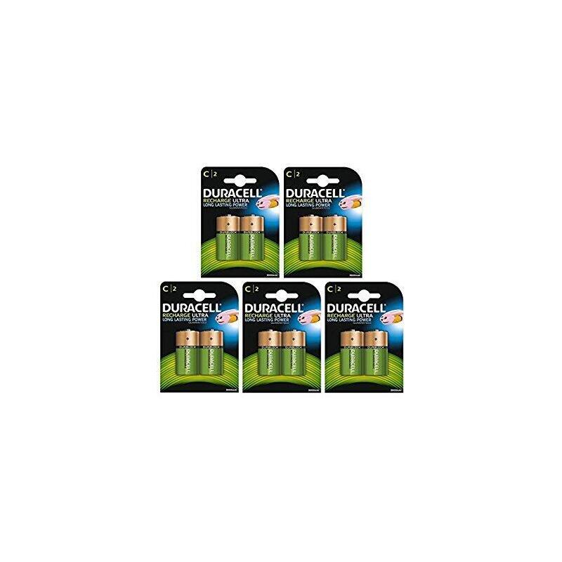 Duracell Duracell Rechargeable C Size 10 Pack Para Common Consumer Battery Bun0057a