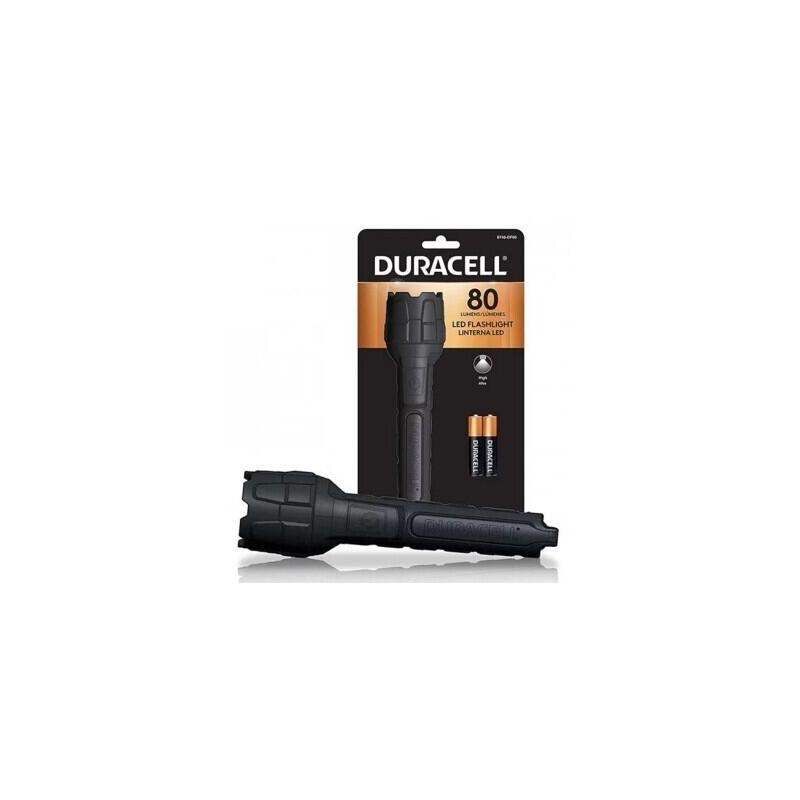 Duracell Linterna Led 80 Lumenes Goma 4hrs. 30m 2xaaa