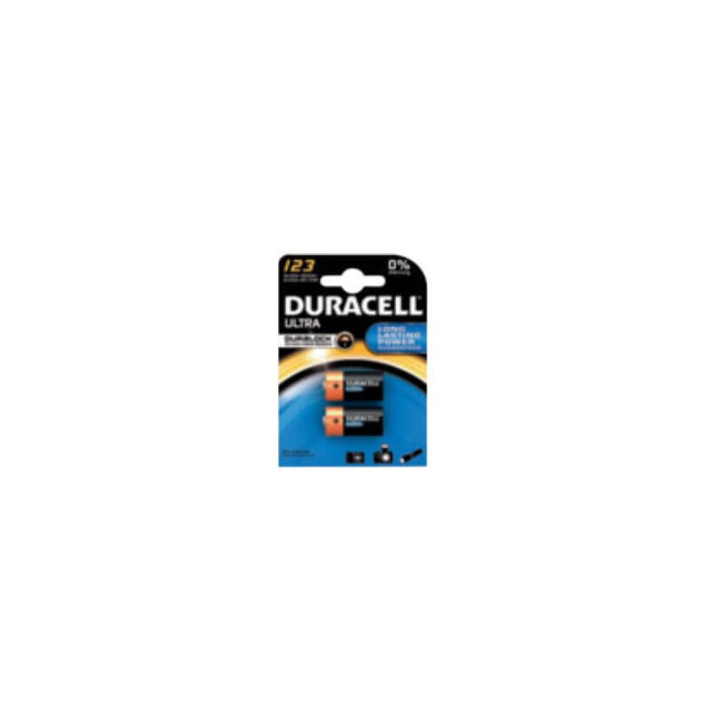 Duracell Pila Ultra Photo (Cr123) Dur020320 Ion De Litio 3v BateraA Recargable 2ud