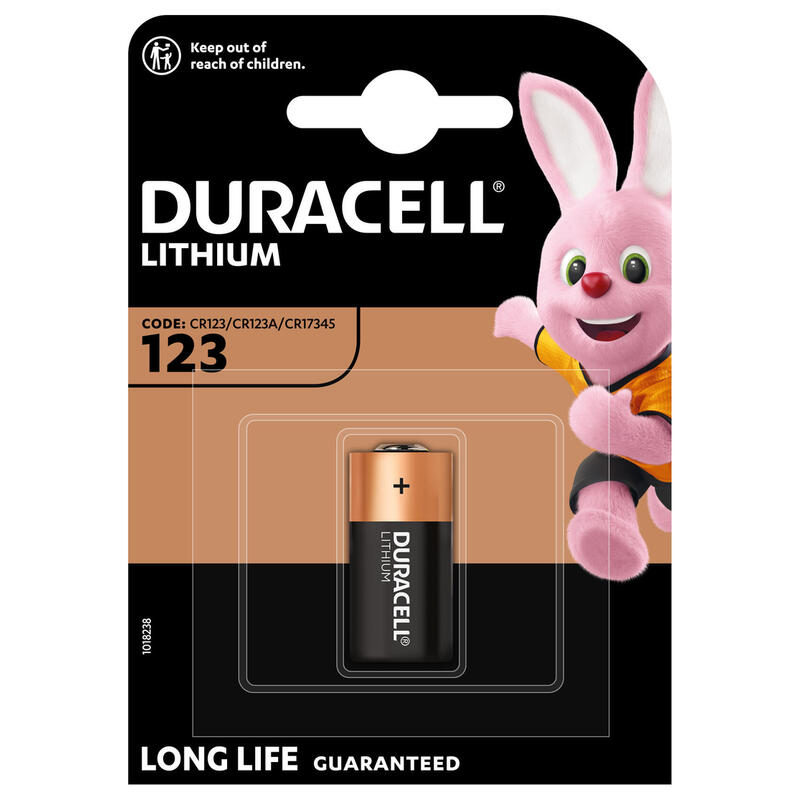 Duracell Pila Ultra Photo Lithium 123 (Cr17345) 1ud Litio 3v BateraA No-Recargable
