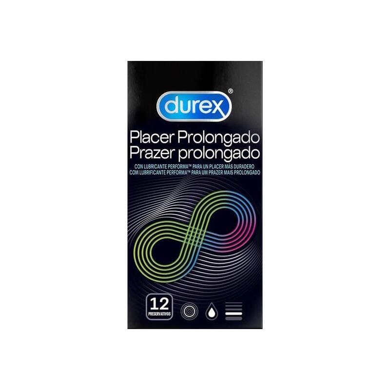 Durex - Placer Prolongado Retardante 12 Unidades