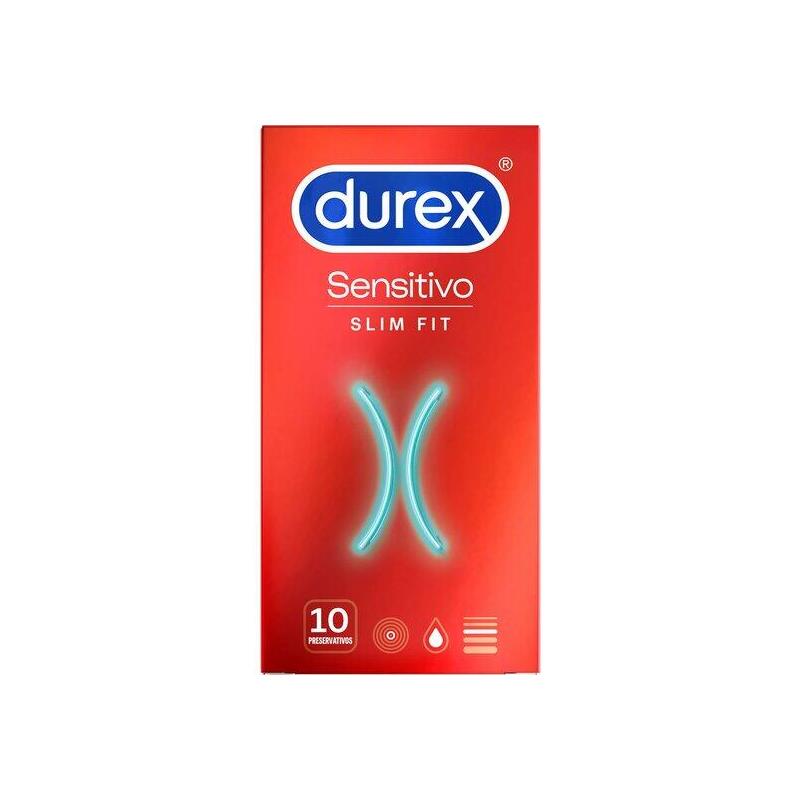 Durex - Sensitivo Slim Fit 10 Unidades