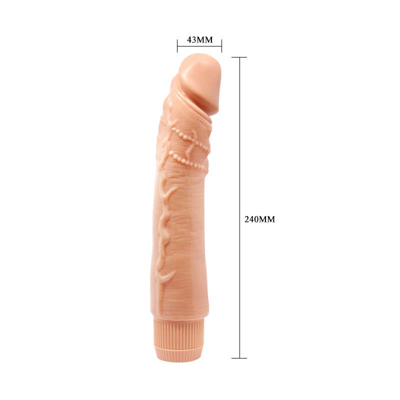 Baile - Dybbuk Vibrador Realístico 24 Cm Natural