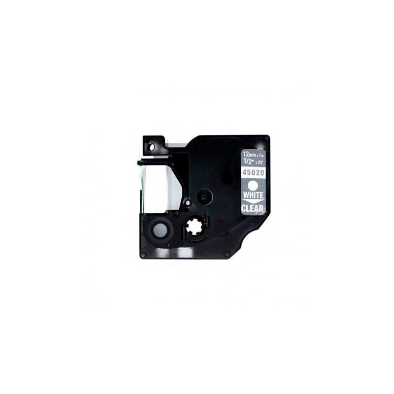 Dymo D1 45020 Blanco/Transparente Cinta Rotuladora Generica S0720600