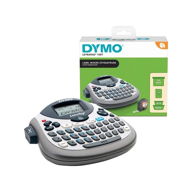 Dymo Letratag Lt-100t, Etiquetadora Plateada, Con Teclado Aleman Qwertz