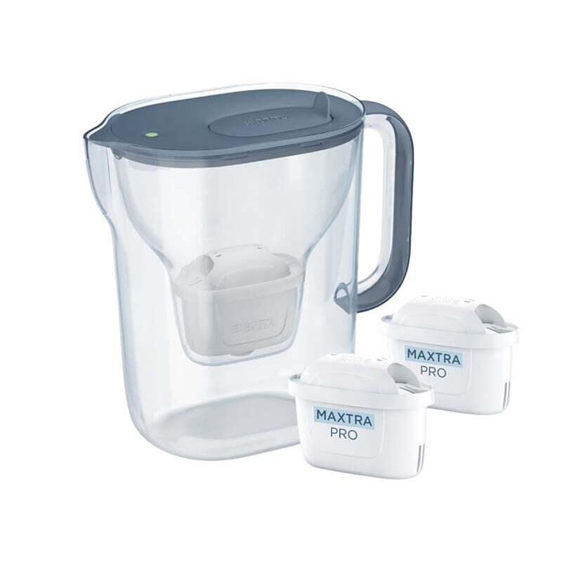 Dzbanek Filtrujacy Brita Style Essential+2 Wklady Maxtrapro Pp (2,4l Ciemnoazul)