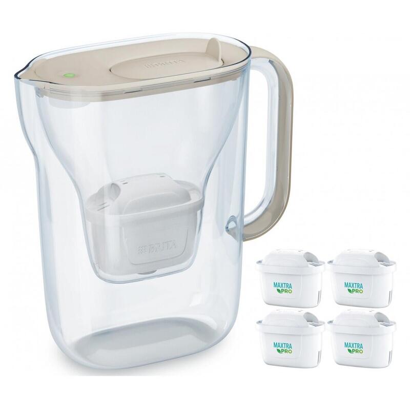 Dzbanek Filtrujacy Style Essential 2.4l + 4 Wklady, Piaskowy