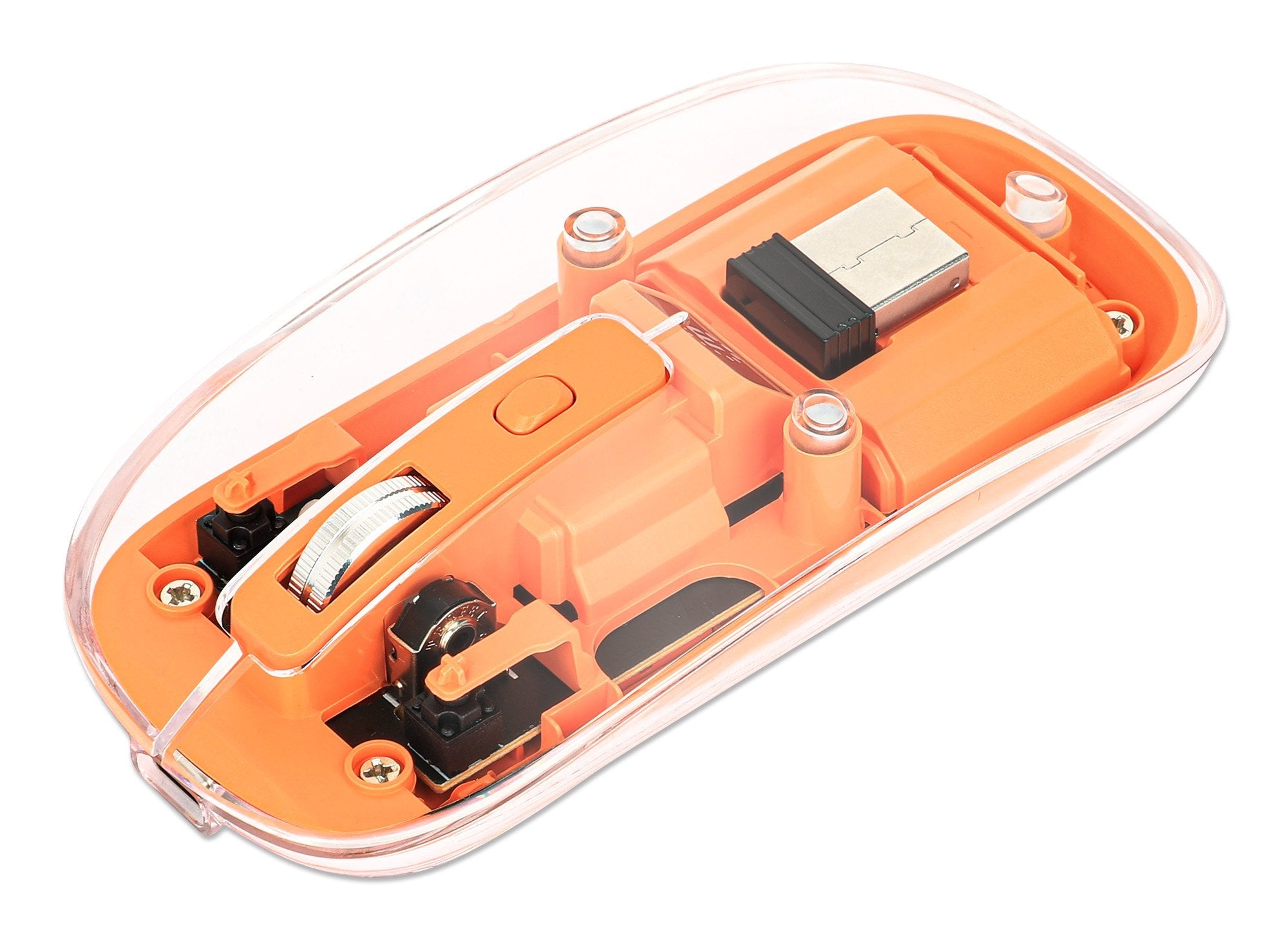 Ratón Manhattan 190282 Universal Ambidextro Rf Inalámbrico Óptico 1600 Dpi