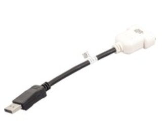 Dell Displayport/Dvi-D Negro, Blanco