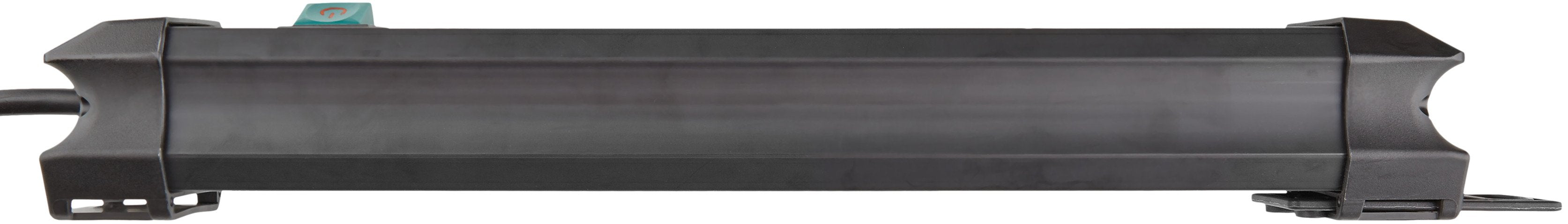 Brennenstuhl Premium-Line 6 Vías Con Interruptor, Negro / Gris Claro, 5 M