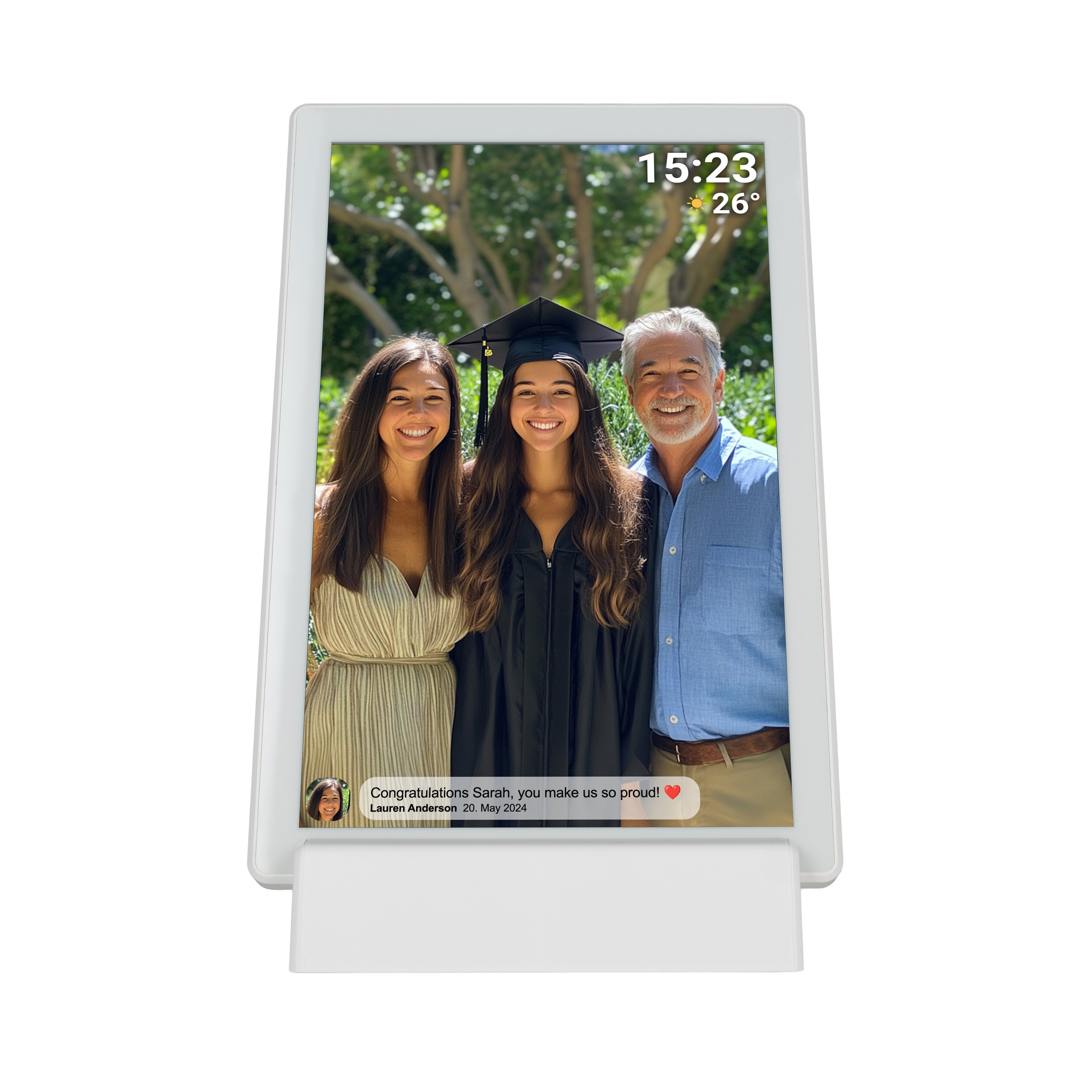 Denver Pff-1070w Marco Fotográfico Digital Blanco 25,6 Cm (10.1") Pantalla Táctil Wifi