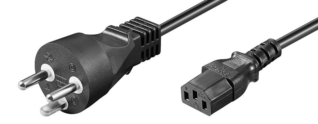 Microconnect Pe1204100r Cable De Transmisión Negro 10 M Iec 320 C13 Acoplador
