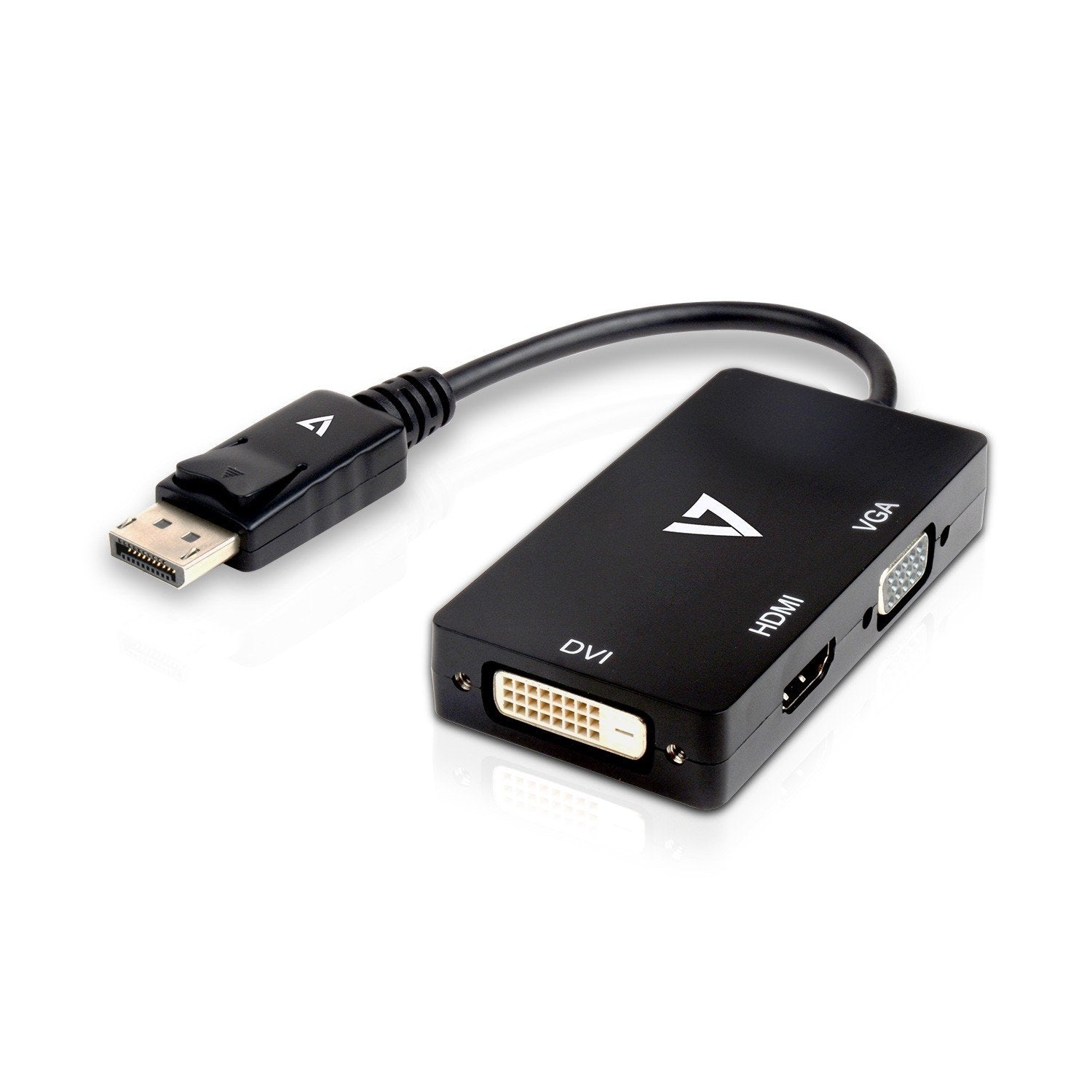 EAN 662919095302 - V7 V7DP-VGADVIHDMI-1E 0,1 m VGA / DVI / HDMI Negro imagen 1