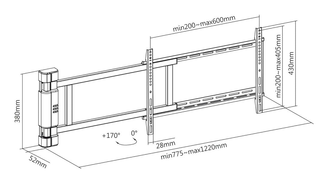 EAN 8059018368697 - Techly ICA-PLB 060M soporte para TV 190,5 cm (75") Negro imagen 10