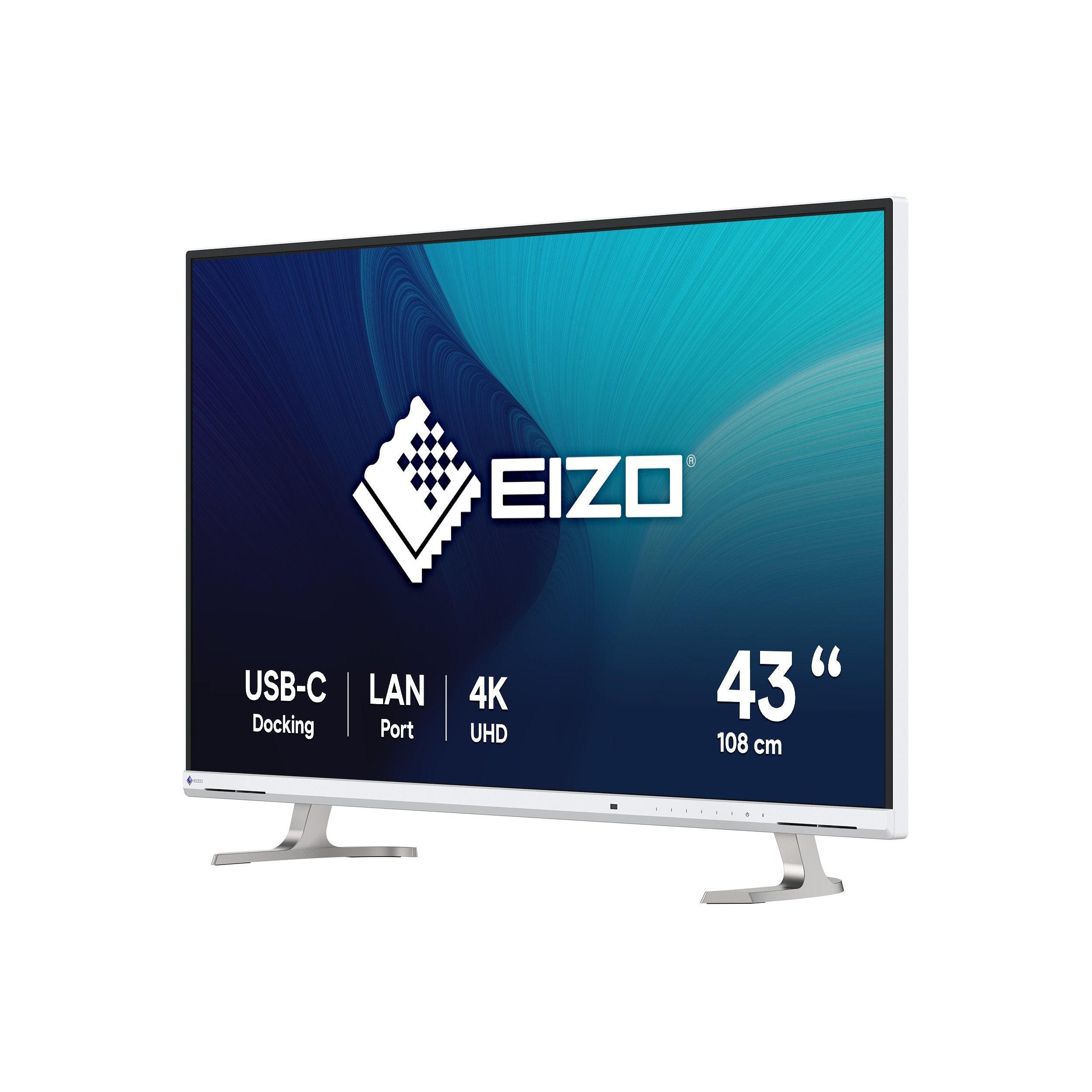 Monitor Eizo Ev4340x-Wt Led 42,5", Blanco, Ultrahd 4k, Ips, Mando A Distancia, Usb-C Ev4340x-Wt