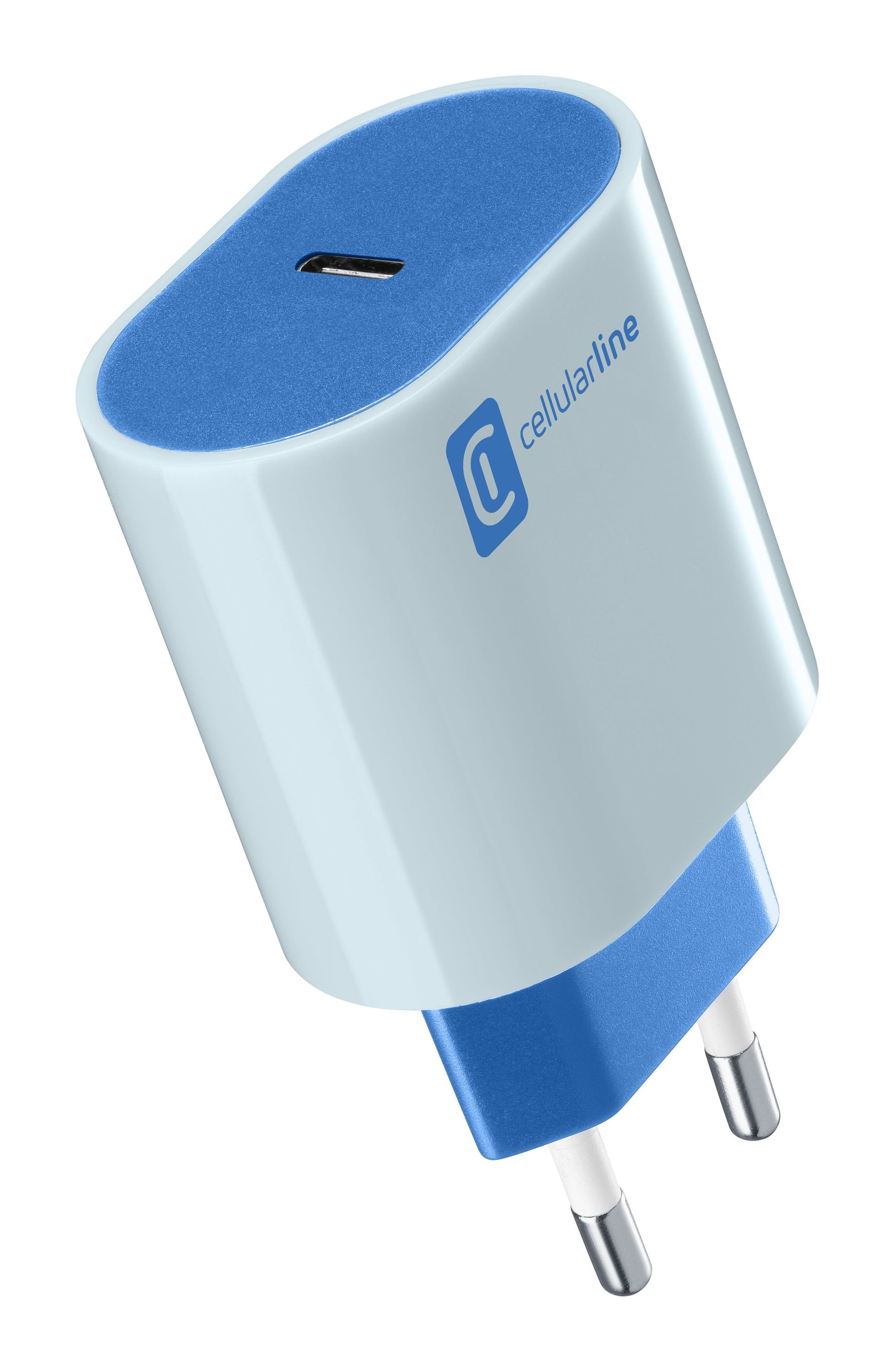 EAN 8018080433122 - Cellularline 8018080433122 Smartphone, Universal Azul Corriente alterna Interior imagen 1
