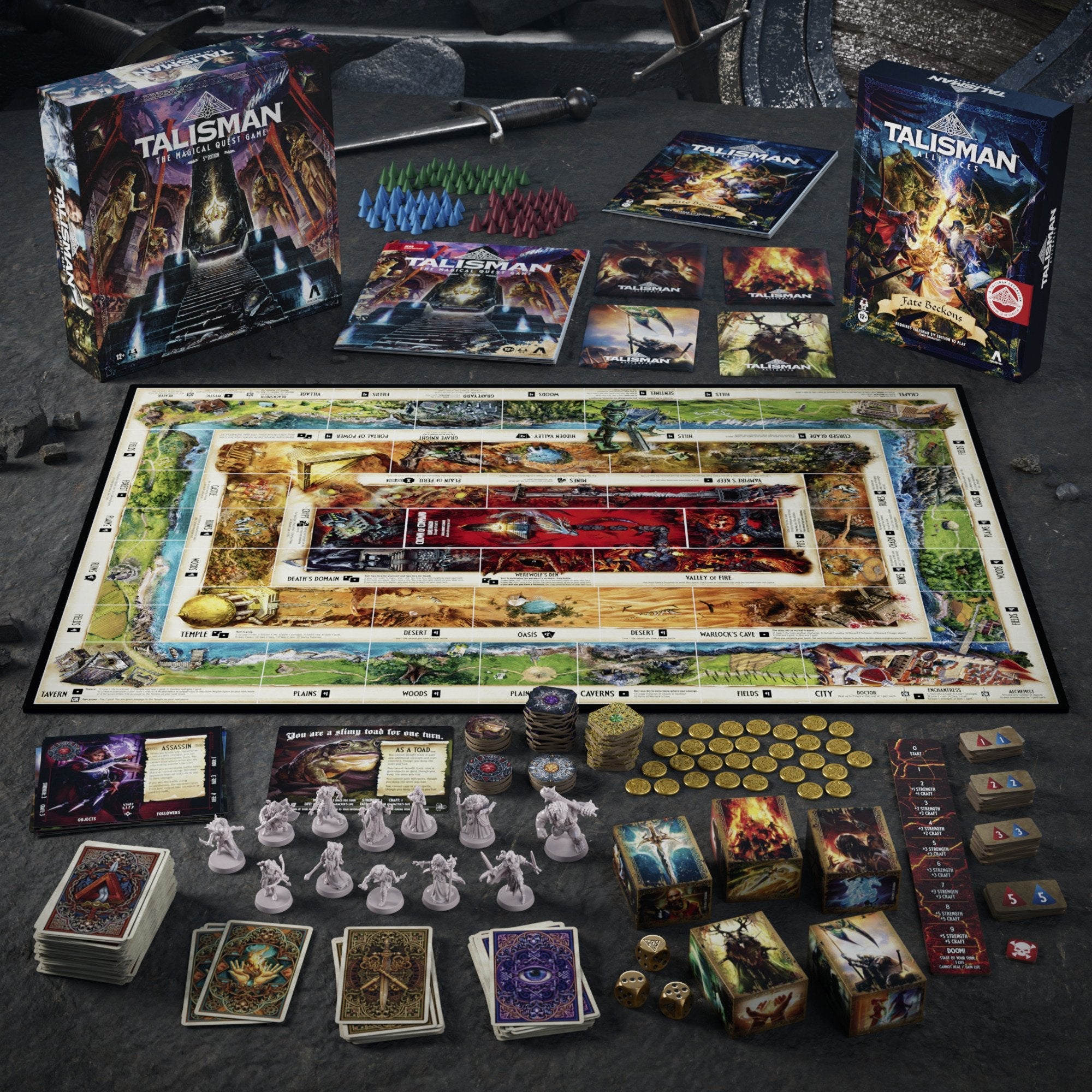 Expansion Juego De Mesa La Llamada Del Destino Talisman Alianzas Ingles