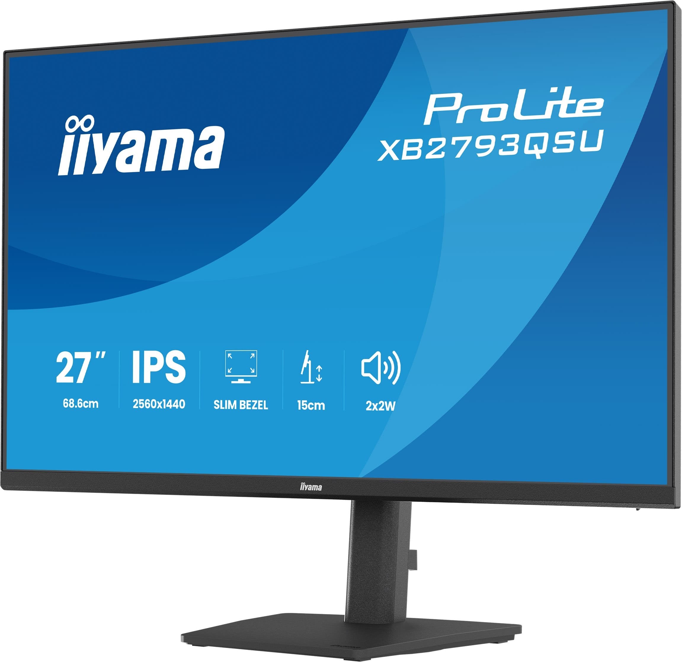 Iiyama 68.6cm 27" Xb2793qsu-B1 16:9 Hdmi+Dp+2xusb Ips