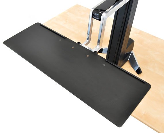 Ergotron Workfit-S Mittelgrosser Monitor Hd Mit Arbeitsflaeche Bis 76cm 30zoll Vesa 75x75 100x100max Max. 13,2kg. Anhebung Bis 58cm