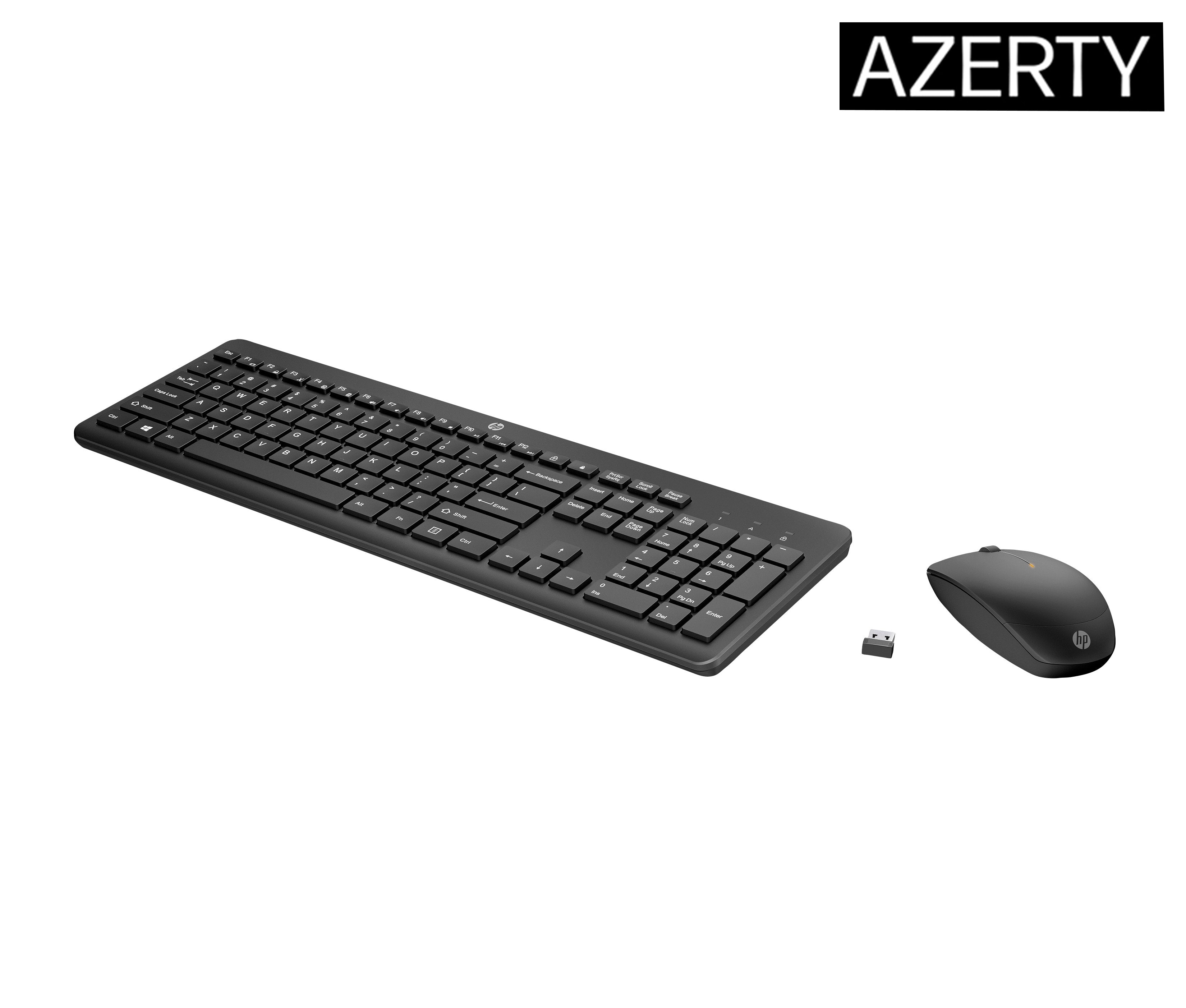 EAN 0195122117863 - HP 230 WL MOUSE+KB COMBO FR teclado Ratón incluido Oficina RF inalámbrico Negro imagen 6