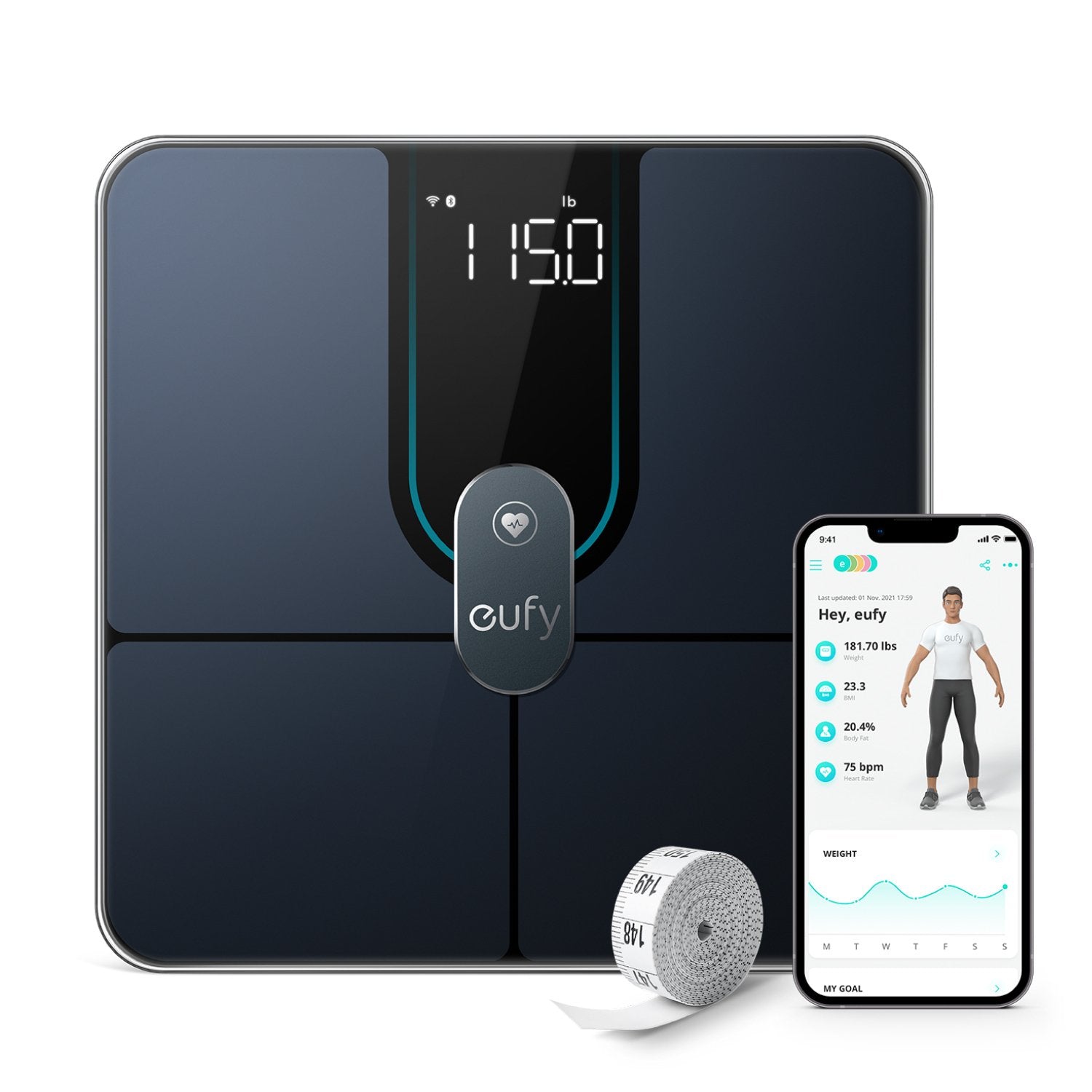 Eufy Smart Scale P2 Pro Negro