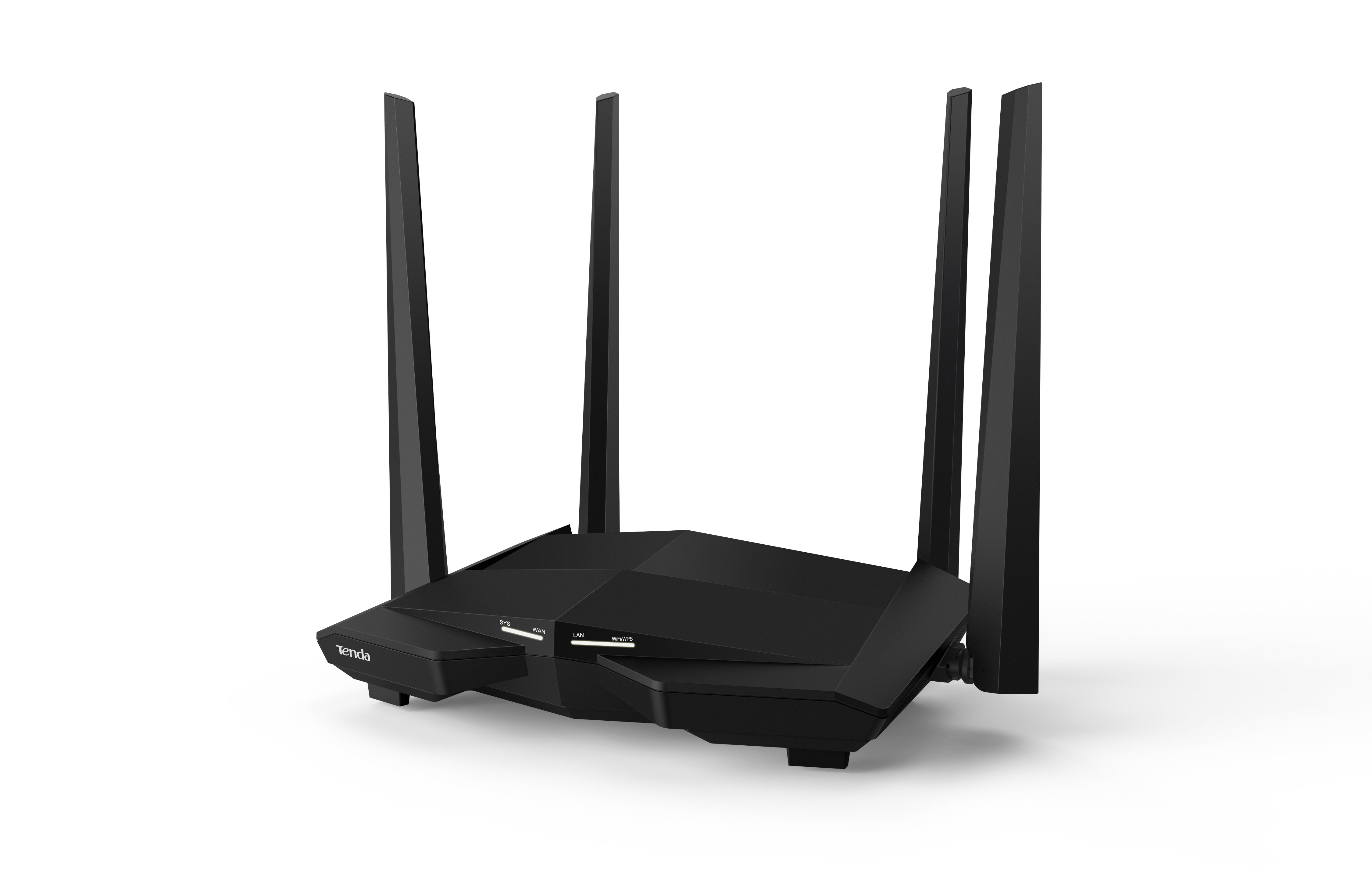 EAN 6932849427547 - Tenda AC10 router inalámbrico Gigabit Ethernet Doble banda (2,4 GHz / 5 GHz) Negro imagen 4