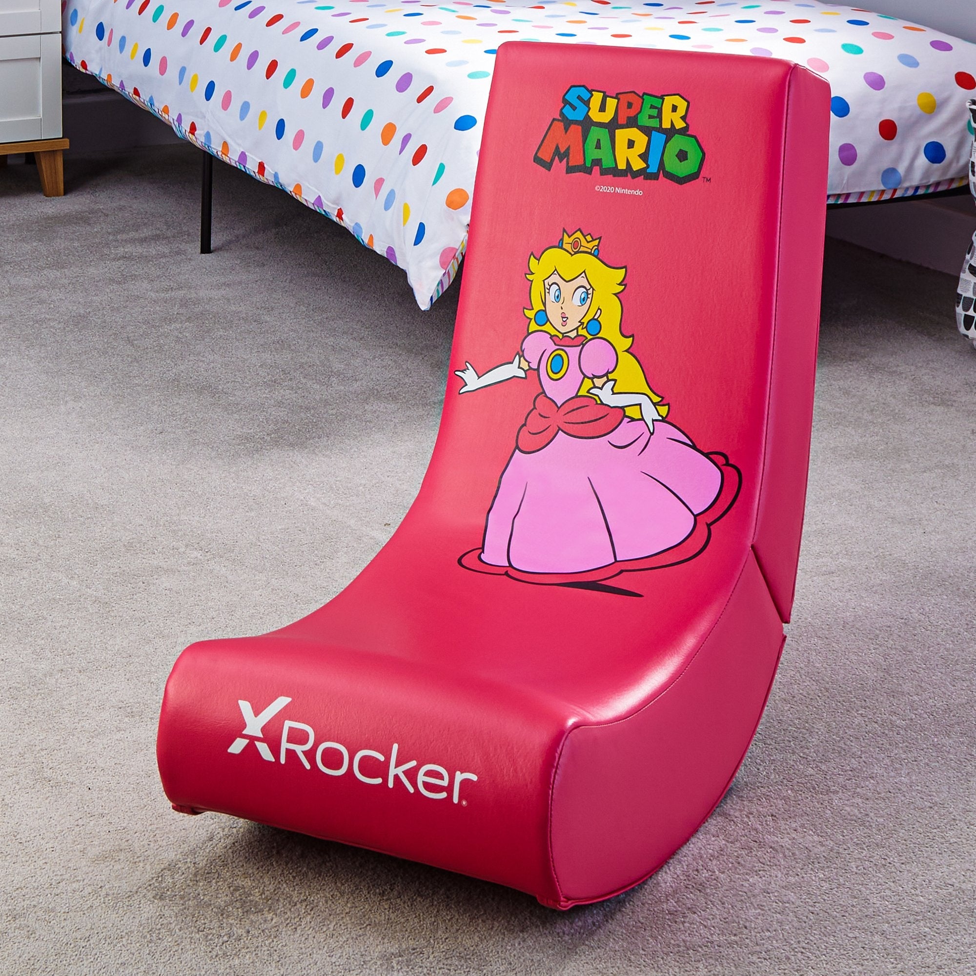 X Rocker - Super Mario Video Gaming Silla Peach Joy Edition