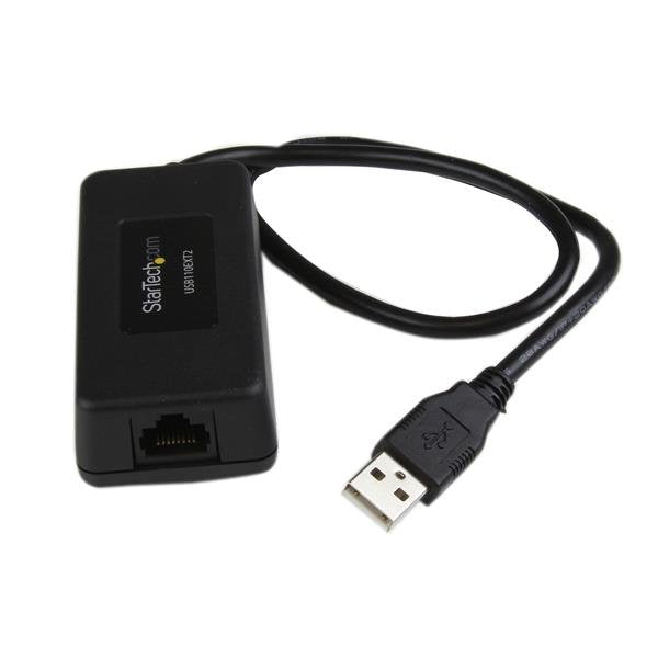 EAN 0065030847896 - StarTech.com USB110EXT2 ampliador de red Transmisor y receptor de red Negro imagen 3