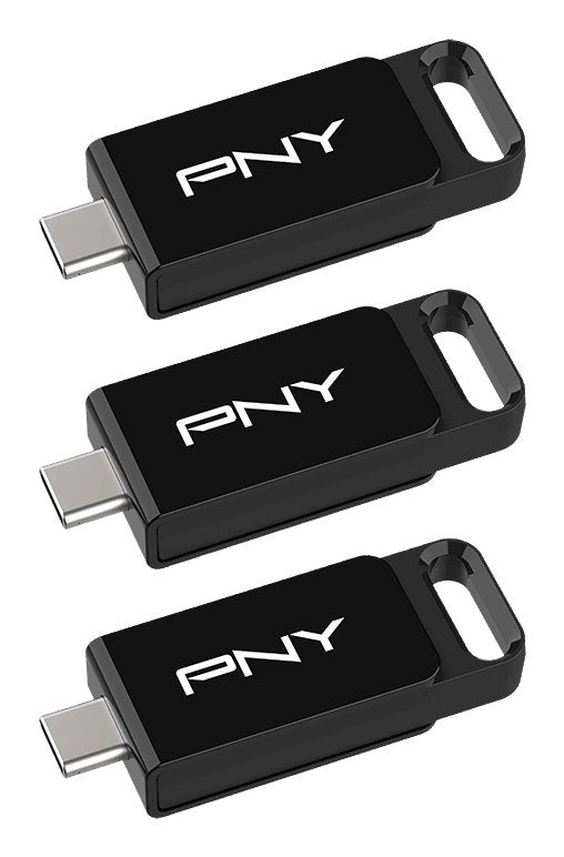 Usb-Mick 128gb Pny Elite Usb 3.2 Type-C Retail 3-Pack