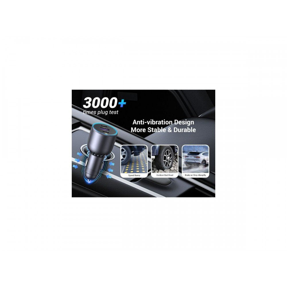EAN 6941876230259 - Ugreen 130W 3-Port Fast Car Char gray Auriculares, Ordenador portátil, Teléfono móvil, Portátil, Batería imagen 5