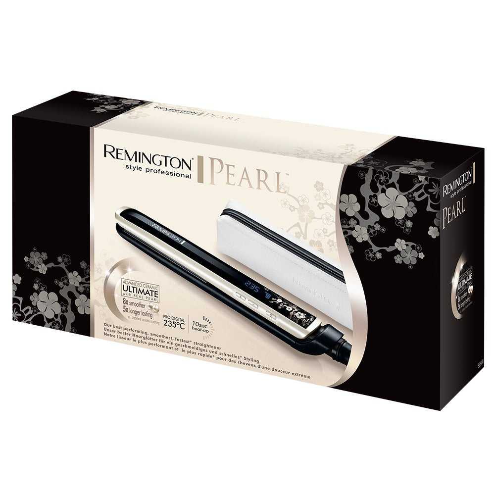 Remington Pearl Plancha De Pelo Advanced Ceramic Ultimate Coating Con Real Pearl