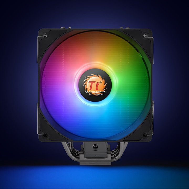 EAN 4713227527927 - Thermaltake UX 210 ARGB Procesador Enfriador 12 cm Negro, Blanco imagen 2