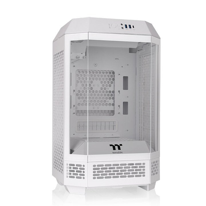 Caja Pc Thermaltake The Tower 250 Blanca, Cristal Templado Ca-1z9-00s6wn-00