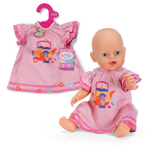 Zapf Creation Baby Born® Vestido Tea Time 43cm, Accesorios Para Muñecas 839652